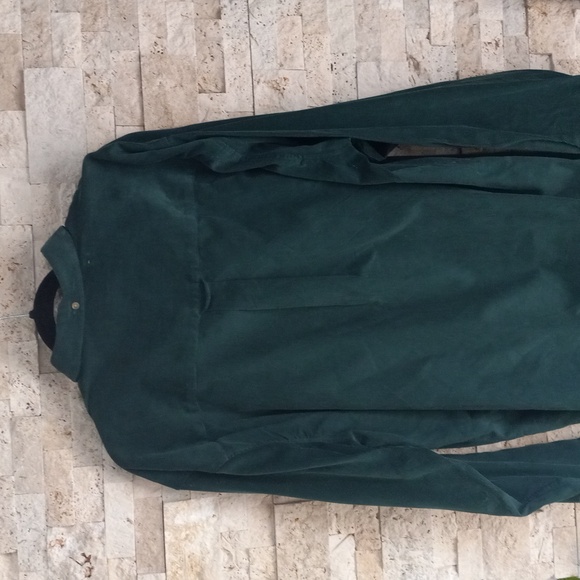 IVY CREW Classics Men's Long Sleeve Button-Down Green Thin Corduroy Shirt Sz XXL - Picture 4 of 16